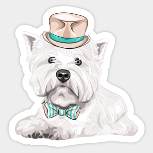 dog West Highland White Terrier Sticker